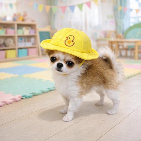 幼稚園帽子 犬帽子 ペット帽子 犬用帽子 ペット用帽子 小型犬 チワワ 犬アクセサリー 犬コスプレ ...