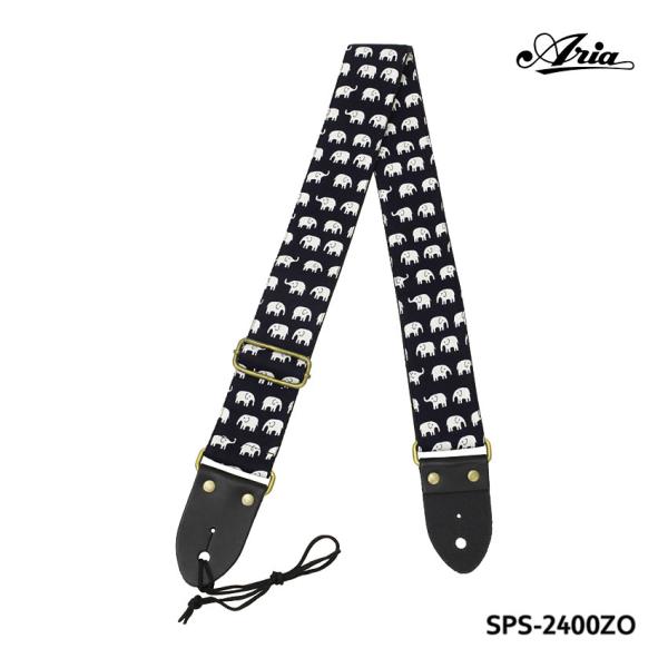 Aria ギターストラップ SPS-2400ZO ゾウ柄 アリア