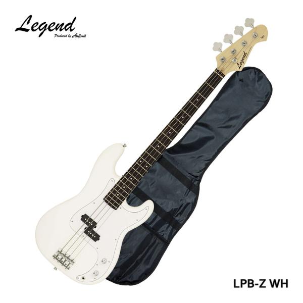 Legend エレキベース LPB-Z WH プレシジョンベースタイプ レジェンド 初心者向け 入門...