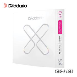 エレキギターギター弦 ダダリオ コーティング弦 XSE0942 3セット 09-42 D'Addario｜merry-net