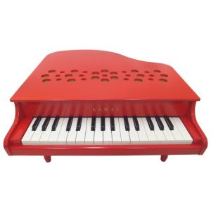 カワイ ミニピアノ P 32 レッド 高級特価素材使用ブランド 1163 ミニピアノカバー付き 小花 音符柄 音符柄 Kawai ゲーム おもちゃ 1163 Cover Fp 楽器のことならメリーネット