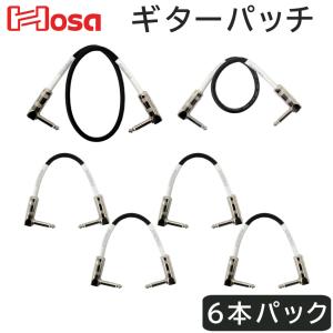 HOSA 15cm×4本 30cm×1本 45cm×1本 LL パッチケーブル 6本パック CPE-411｜merry-net