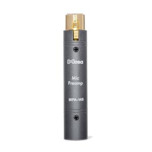 HOSA ホサ アクティブインライン ファントム パワーマイクプリアンプ +26dB 低ノイズ MPA-149｜merry-net