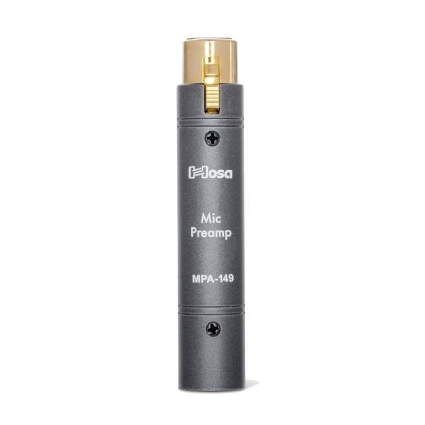 HOSA ホサ アクティブインライン ファントム パワーマイクプリアンプ +26dB 低ノイズ MP...