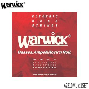 ベース弦 ワーウィック 40-100 42210ML 1セット ステンレス弦 Warwick 40-100 ミディアムライト｜楽器のことならメリーネット