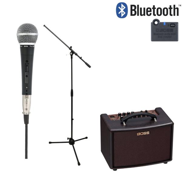 Roland アコースティックギターアンプ AC-22LX ストリートライブセット マイク付 Blu...