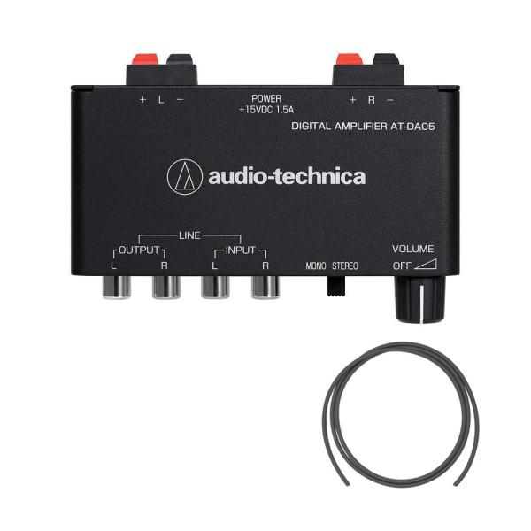 audio-technica AT-DA05 パワーアンプ + スピーカーケーブルセット
