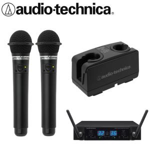 audio-technica 充電式800MHzワイヤレスマイク2本セット 会議室・カラオケに　ATW-T63/ATW-R76｜merry-net