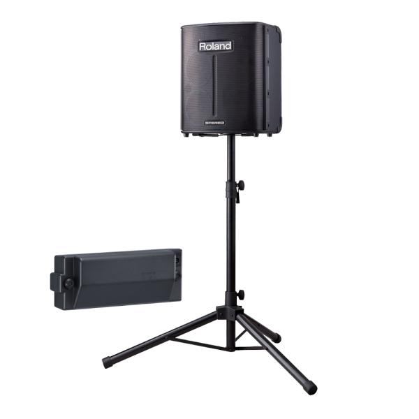 Roland BA-330 バッテリーセット スピーカースタンド付き