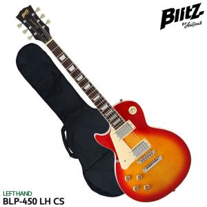 Blitz レフトハンドエレキギター BLP-450 LH CS レスポールスタンダード レフティ 左利き用 ブリッツ 初心者向け 入門用｜merry-net