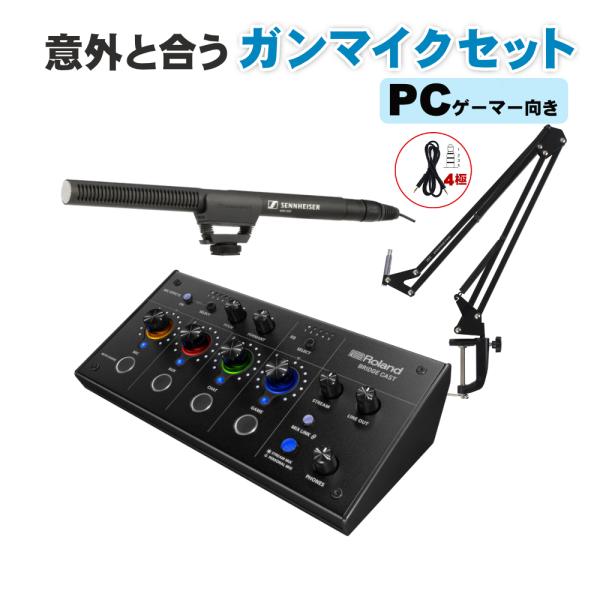 Roland BRIDGE CAST Sennheiser ガンマイクセット MKE 600