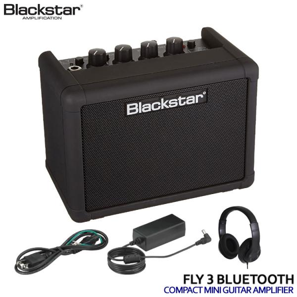 Blackstar ミニギターアンプ FLY 3 Bluetooth 純正アダプター＆ヘッドホンセッ...