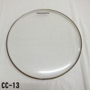 アクエリアン ドラムヘッド(クリアヘッド)（AQUARIAN）タムタム用CC-13(CC13)13インチサイズ