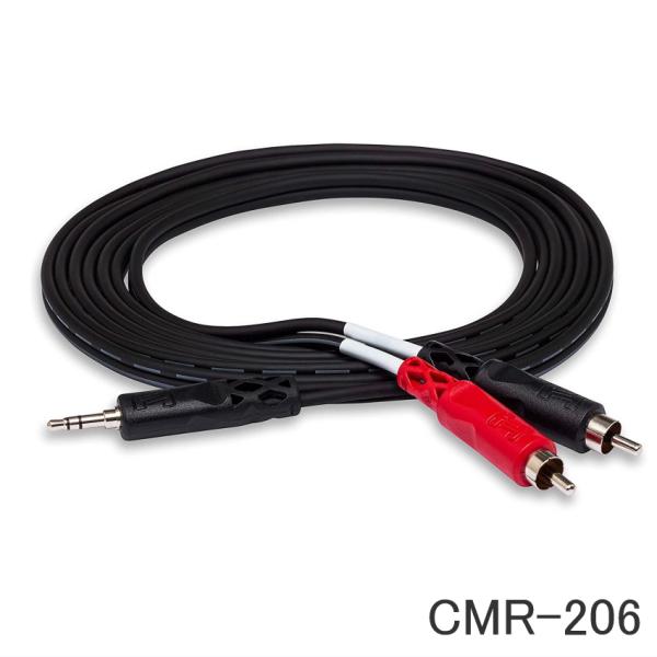 HOSA ホサ オーディオケーブル ステレオミニオス RCAピンオスx2 1.8m Y字ケーブル Y...