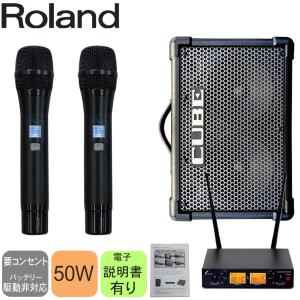 Roland CUBE STREET EX ＋ワイヤレスマイク2本付き　簡易PAセット　｜merry-net