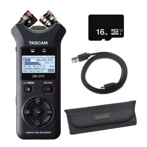 TASCAM レコーダー DR-07X (お勧め付属品セット) タスカム