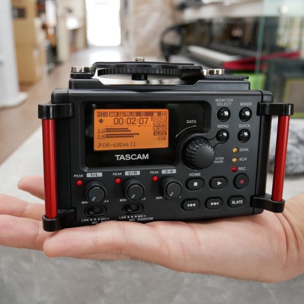 TASCAM フィールドレコーダー DR-60DmkII (動画制作のマイク入力強化に)