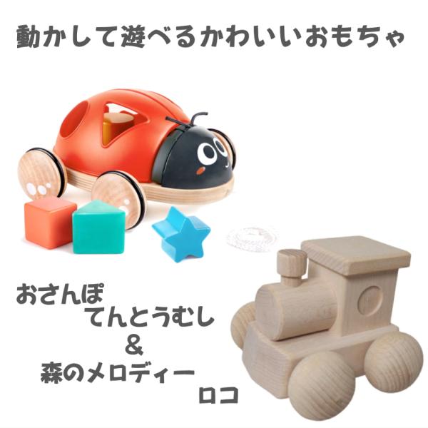 Hape ハペ おさんぽてんとうむし E0364  メロディーロコ おもちゃ