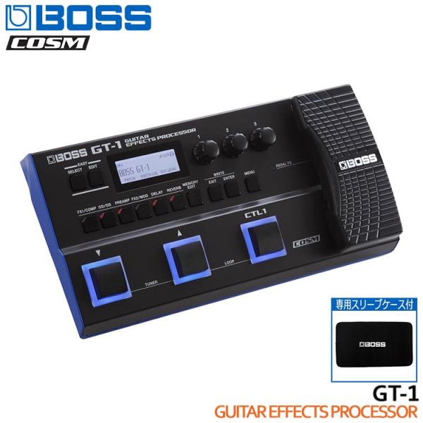 専用スリーブケース付 BOSS マルチエフェクター GT-1 エフェクター ボス