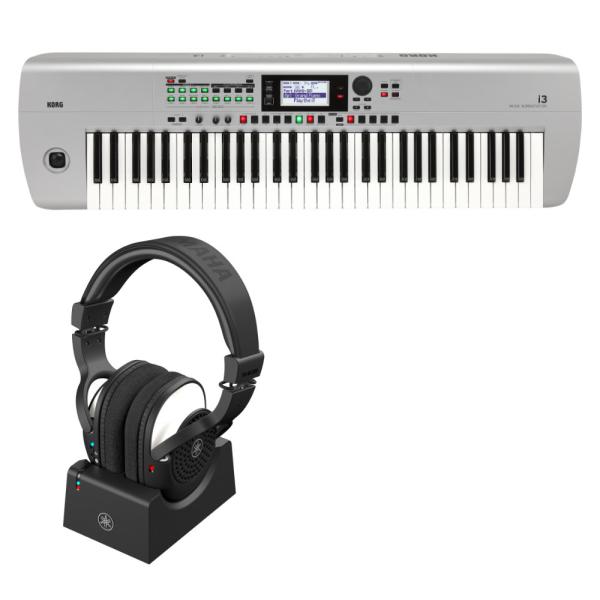KORG コルグ i3 シルバー (低遅延ワイヤレスヘッドフォンセット) キーボード シンセサイザー...