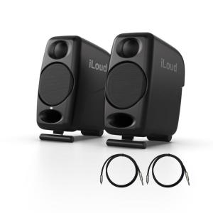 iK Multimedia モニタースピーカー iLoud micro monitor 黒 + KLOTZ MC5000ケーブルセット｜merry-net