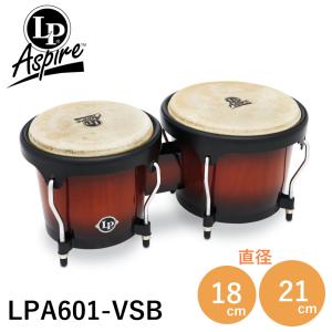 LP ウッドボンゴ LP601NY-DW 焦げ茶 スタンド/ボンゴスタンド付き