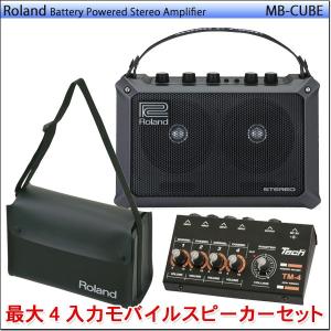 Roland　軽量・多目的アンプ　スピーカーセット　(4入力・同時出力)大正琴アンプ　モニタースピーカー｜merry-net