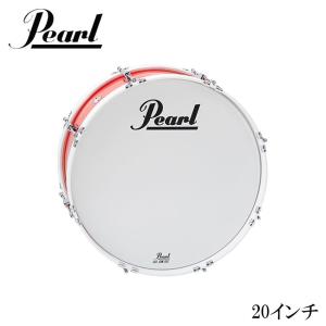 Pearl(パール) MJ-220B 幼児(ジュニア)向けマーチング・バスドラム 20インチ 赤色タイプ｜merry-net