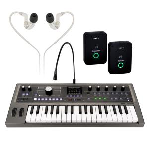 KORG コルグ コンパクトシンセサイザー micro KORG2 ワイヤレスイヤモニターセット ギタリストにもお勧め ワイヤレスイヤモニ｜merry-net