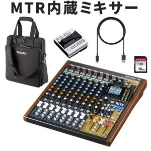 TASCAM ミキサー/MTR MODEL12 (ソフトケース・フットスイッチ USBケーブル付きセット)