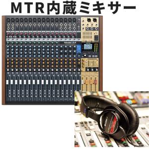 ライブ録音■TASCAM レコーダー内蔵ミキサー MODEL24　MTR/オーディオインターフェイス機能