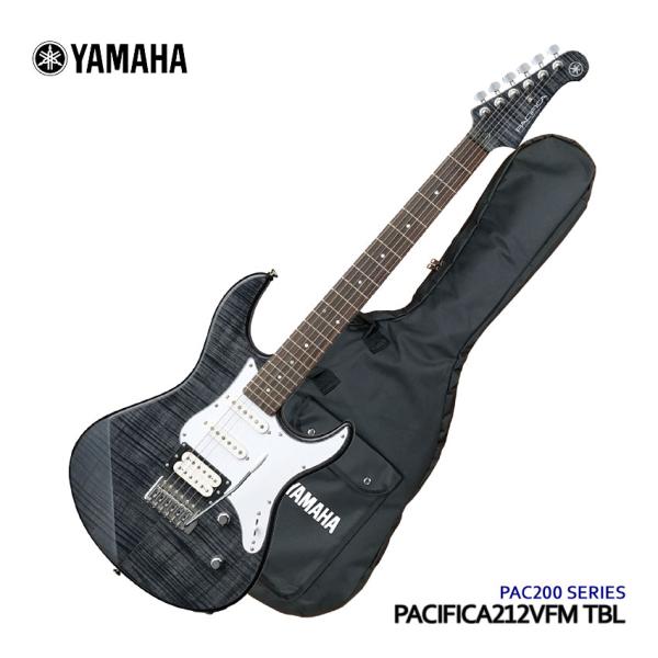 YAMAHA エレキギター PACIFICA212VFM パシフィカ  トランスルーセントブラック ...