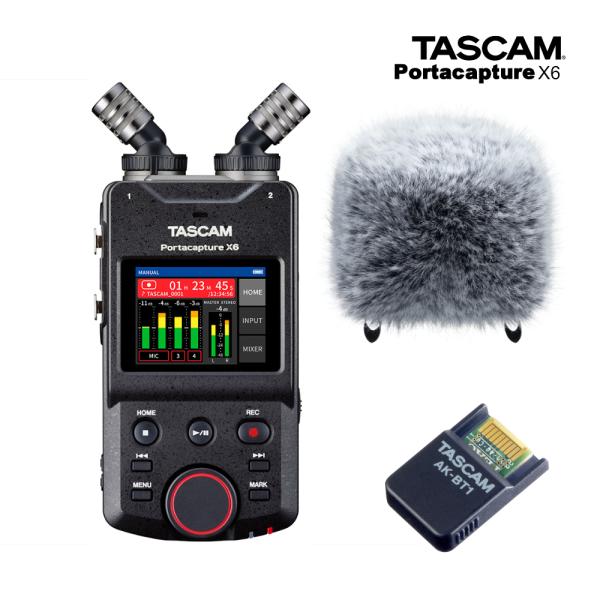 TASCAM Portacapture X6 ウィンドスクリーン+Bluetoothアダプターセット