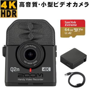 ZOOM Q2n-4K (PC用USBカメラとしても使用可能なビデオカメラ