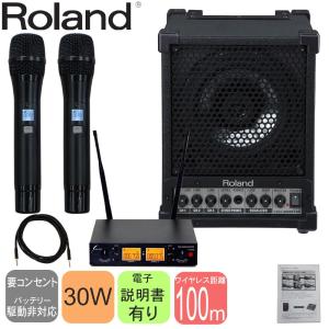ローランド（Roland） ワイヤレスヘッドマイク2個付き スピーカー