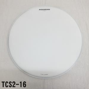 アクエリアン ドラムヘッド(2プライ・コーテッドヘッド)（AQUARIAN）タムタム用TCS2-16