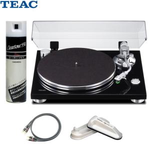 TEAC TN-3B SE/BK ブラック ターンテーブル＋レコードクリーナーセット｜merry-net