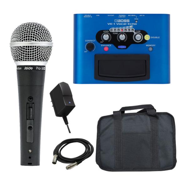 BOSS ボーカルエコー VE-1 マイク付き キャリングバッグセット ボス