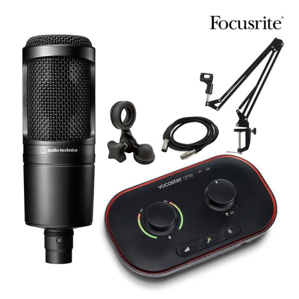 Focusrite Vocaster ONE　配信セット (audio-technica AT202...