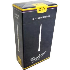 Vandoren バンドレンリード B♭クラリネット用リード  2・1/2  トラディショナル（10枚入り）/ 定番リード クラリネットリード / 吹奏楽 ブラスバンド 爆買｜merry-net
