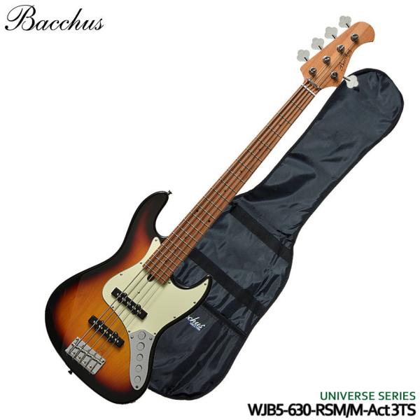 バッカス 5弦ベース WJB5-630-RSM/M-Act 3TS Bacchus