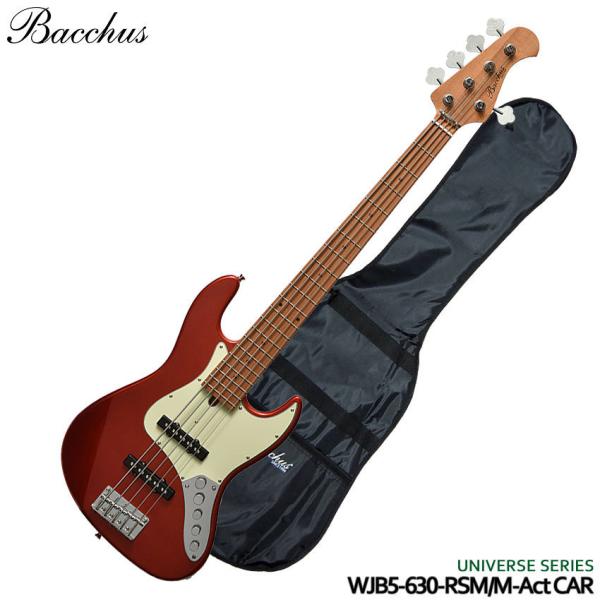 バッカス 5弦ベース WJB5-630-RSM/M-Act CAR Bacchus