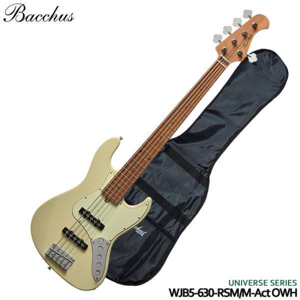 バッカス 5弦ベース WJB5-630-RSM/M-Act OWH Bacchus