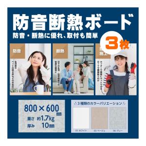 DIY 防音パネル 60×80cm 3枚セット｜merry-net
