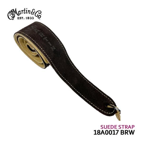 Martin ギターストラップ SUEDE STRAP 18A0017 BRW ブラウン レザースト...