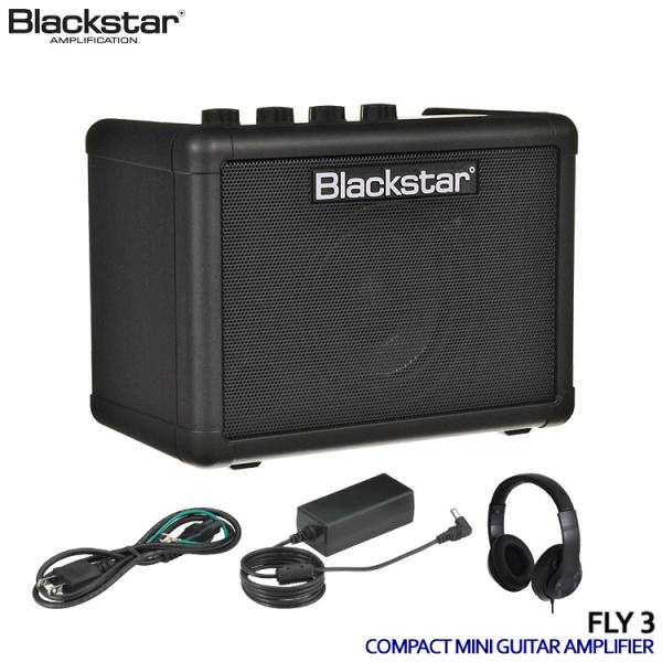 Blackstar ミニギターアンプ FLY 3 純正アダプター＆ヘッドホンセット ブラックスター