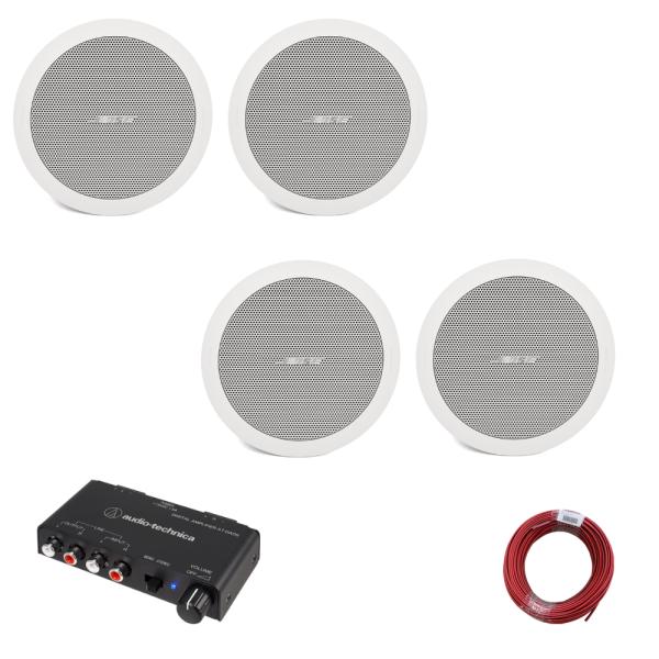 BOSE 天井埋め込みスピーカー 白 4台セット 店舗BGM等に