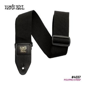 ERNiE BALL ギターストラップ POLYPRO STRAPS #4037 BLACK ブラック アーニーボール｜merry-ys3