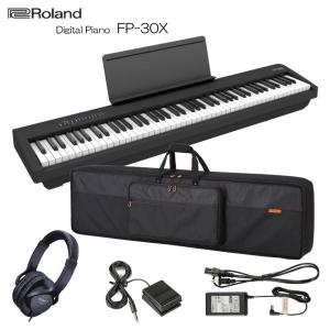 ローランド 電子ピアノ FP-30X ブラック Roland 88鍵デジタルピアノ「本体ケース/ヘッドフォン」｜merry-ys3