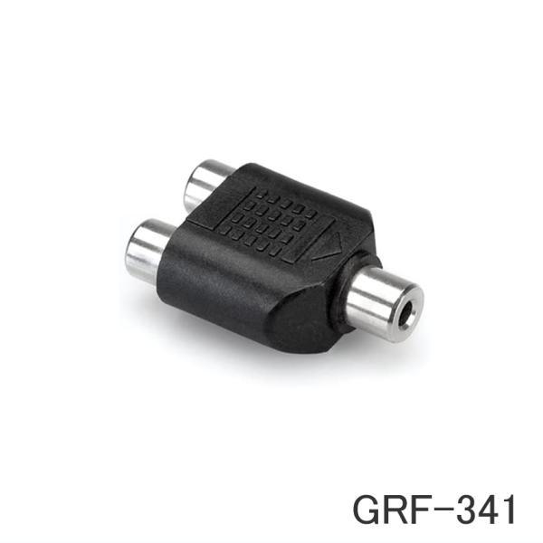 HOSA ホサ オーディオ ステレオミニプラグ メス RCAメス x2 変換アダプタ 変換プラグ R...